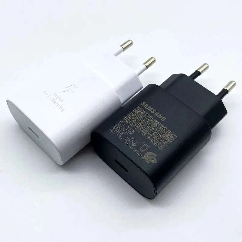 Samsung 25W Super Fast Charger – Rapid USB‑C PD Power for Galaxy Devices-Type C Cable Only