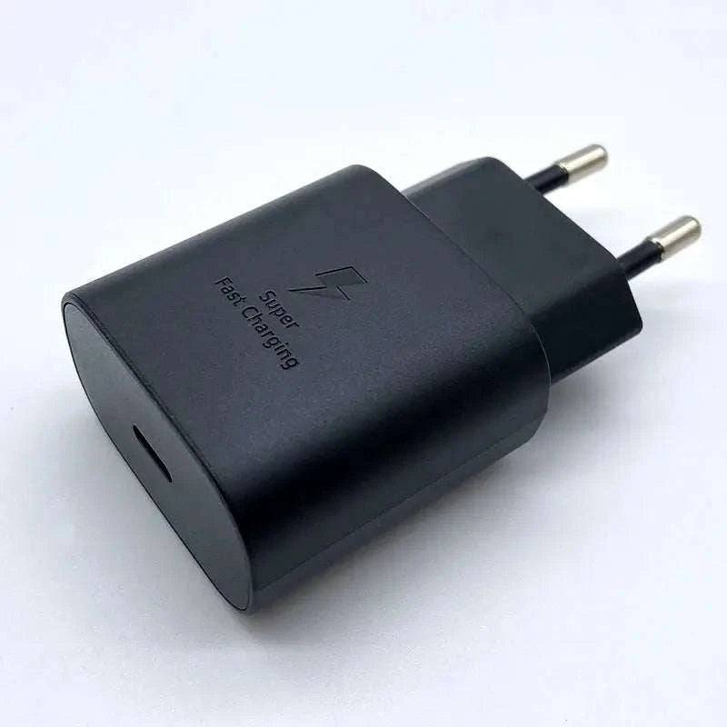 Samsung 25W Super Fast Charger – Rapid USB‑C PD Power for Galaxy Devices-Type C Cable Only