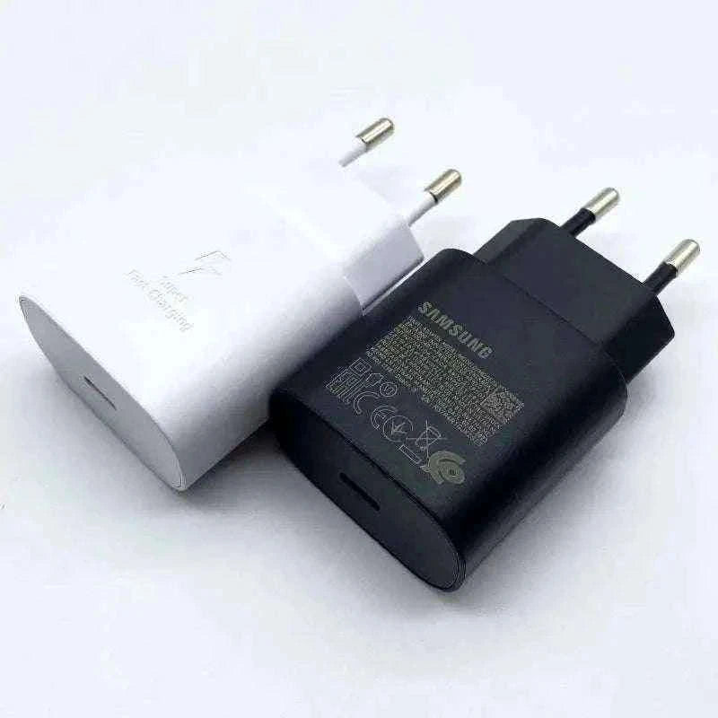 Samsung 25W Super Fast Charger with USB-C Cable-Type C Cable Only