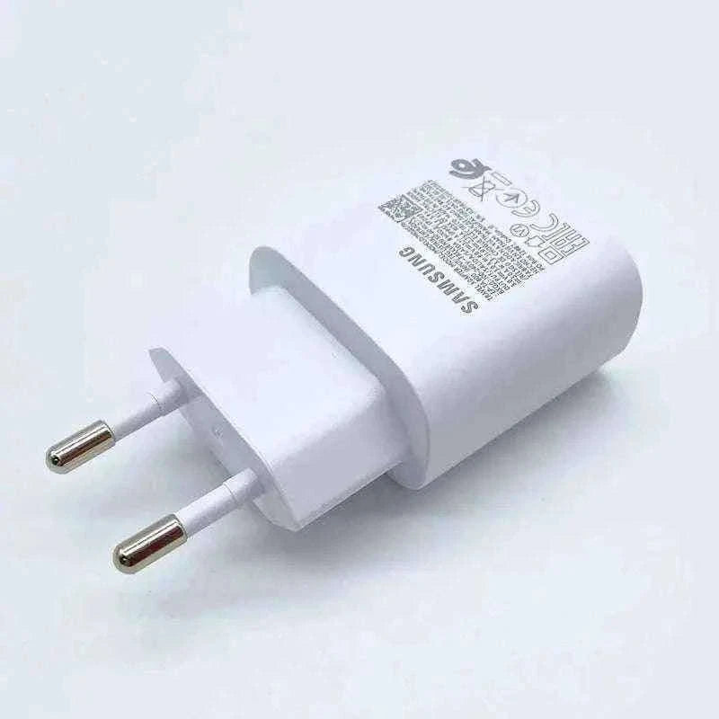 Samsung 25W Super Fast Charger with USB-C Cable-Type C Cable Only