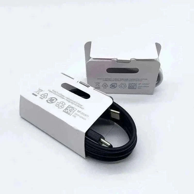 Samsung 25W Super Fast Charger with USB-C Cable-Type C Cable Only