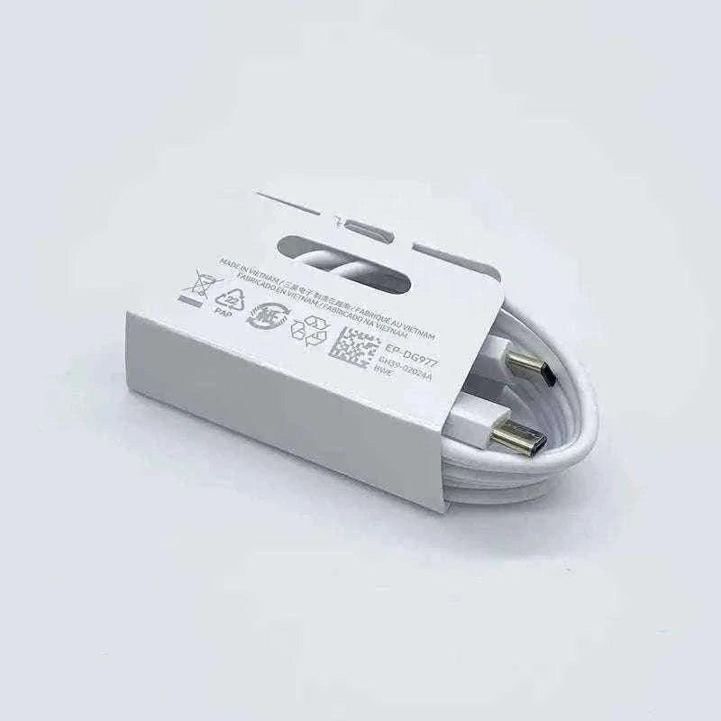 Samsung 25W Super Fast Charger with USB-C Cable-Type C Cable Only