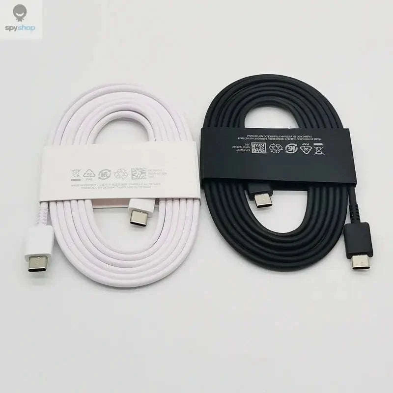 Samsung 45W Super Fast Charger – 45W PD PPS USB‑C Charger with Cable-Black-Add 1.8M Cable