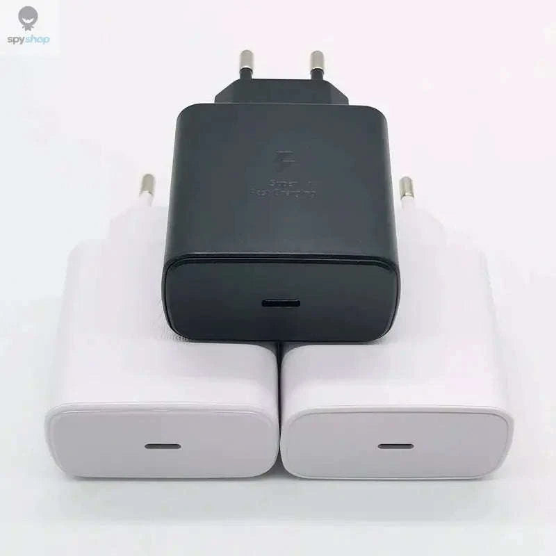 Samsung 45W Super Fast Charger – 45W PD PPS USB‑C Charger with Cable-Black-Add 1.8M Cable