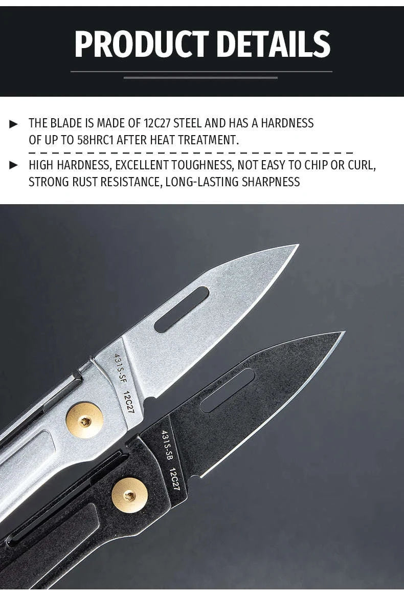 SANRENMU 431S Folding Pocket Knife-431S-SF