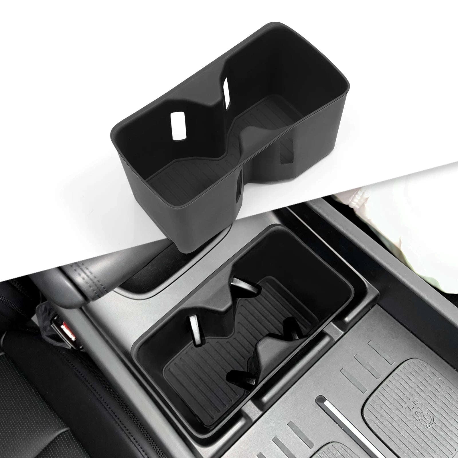 Santa Fe 2024-2026 Armrest Box Storage Organizer-central lower box