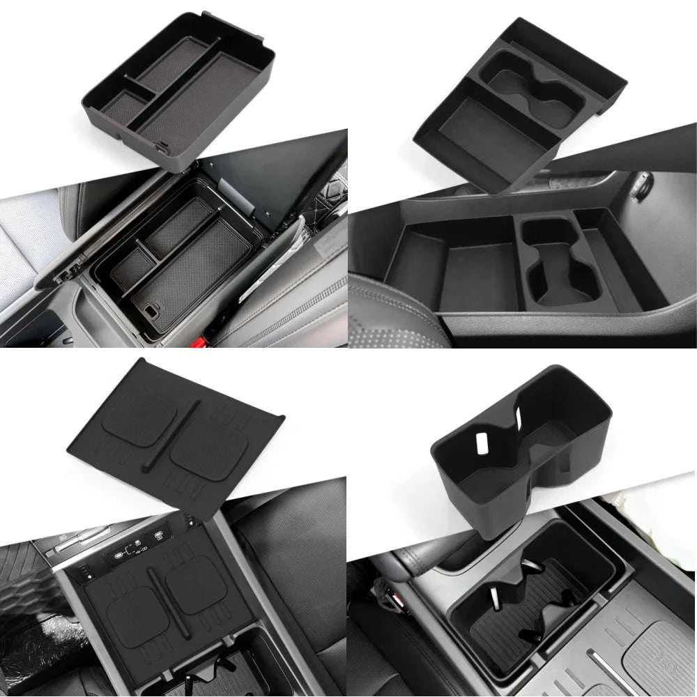 Santa Fe 2024-2026 Armrest Box Storage Organizer-central lower box
