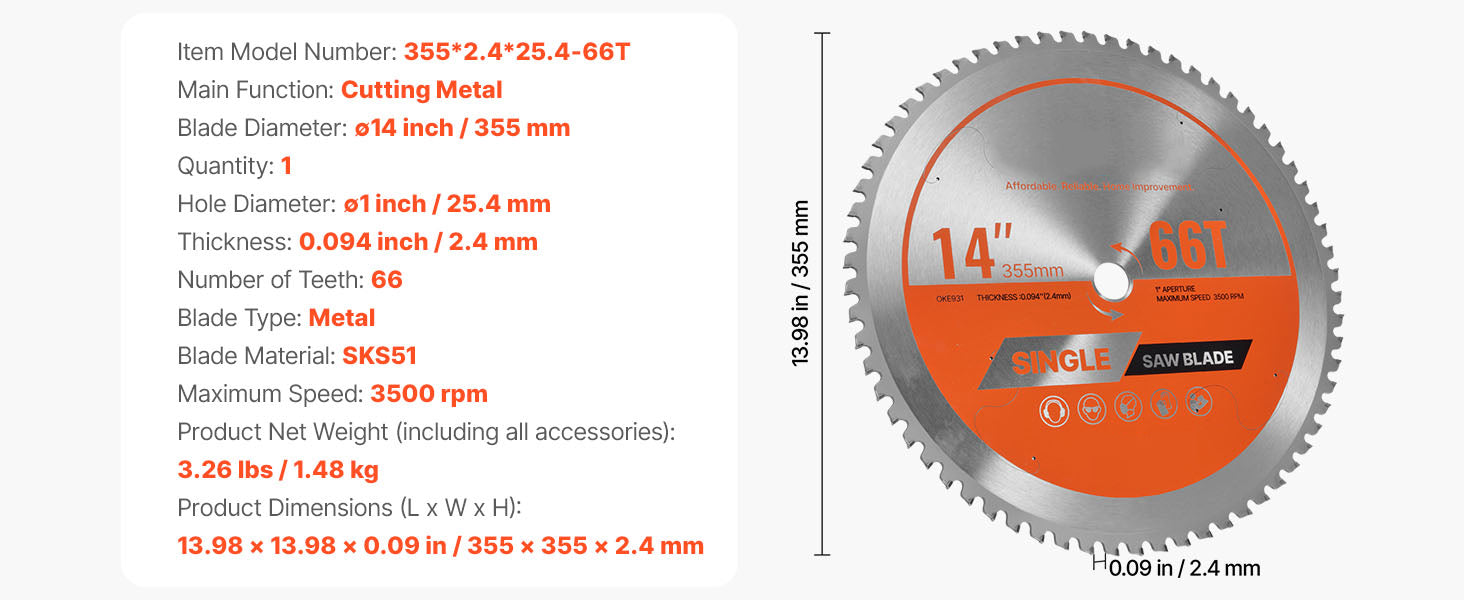 SucceBuy cirkelsavklingediameter 10 tommer, 80 skarpe legeringshøjder, 5/8 tommer trækhuls, aluminiumsbeskædningsblad til cirkelsav med varmeventiler