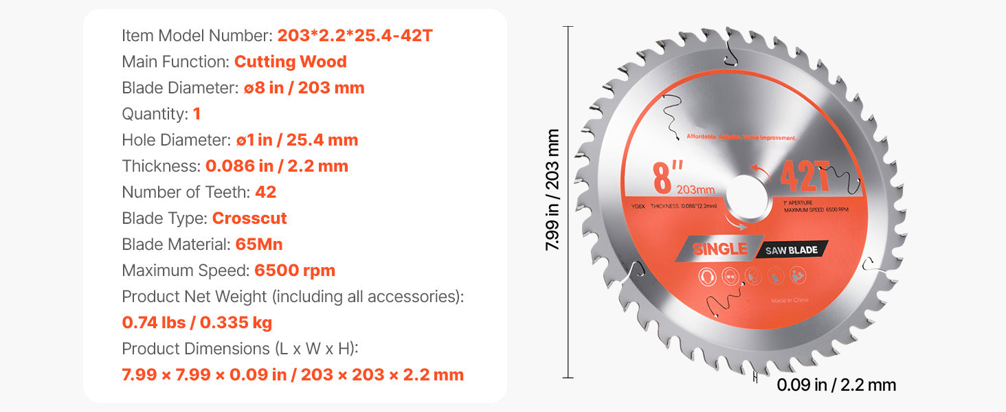 SucceBuy cirkelsavklingediameter 10 tommer, 80 skarpe legeringshøjder, 5/8 tommer trækhuls, aluminiumsbeskædningsblad til cirkelsav med varmeventiler