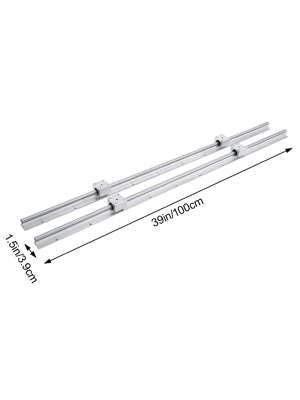 SBR12 Linear Rail Kit 1000mm with 4 Bearing Blocks for CNC-39 in / United States