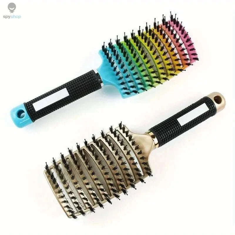 Scalp Massage Hair Brush for Gentle Detangling and Shine-All Blue