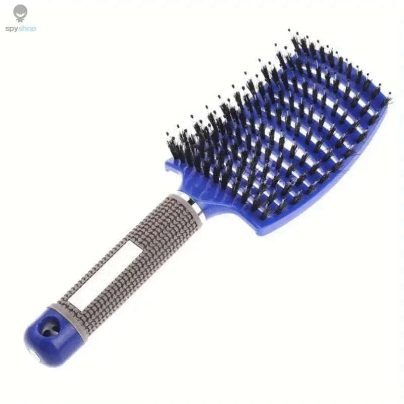 Scalp Massage Hair Brush for Gentle Detangling and Shine-All Blue