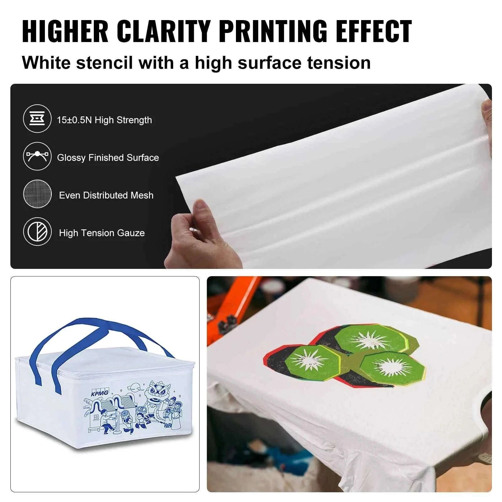 Screen Printing Kit 4 Pieces 20x20 in Aluminum Frames with 110 Mesh-4pcs 20x20 in / United States