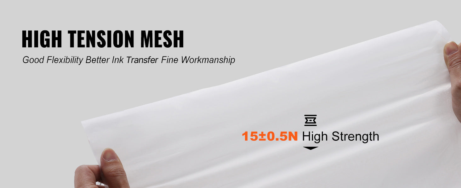 20x20in Aluminum Screen Printing Frame Kit with 110 Mesh Set