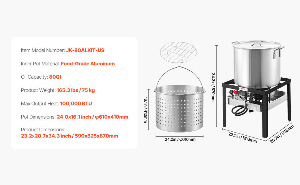Seafood Boiling Kit with Strainer