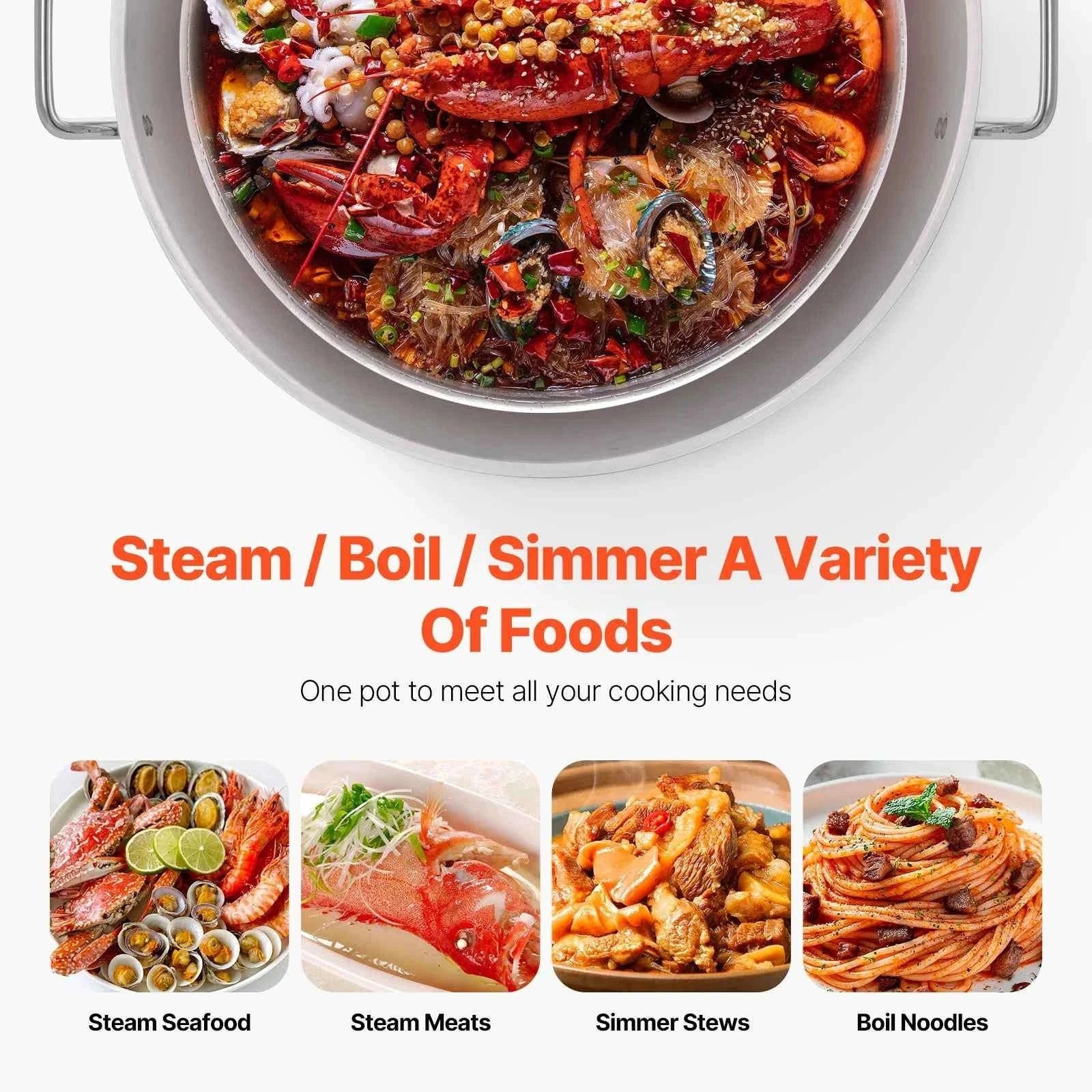 Seafood Boiling Kit with Strainer-100QT / United States