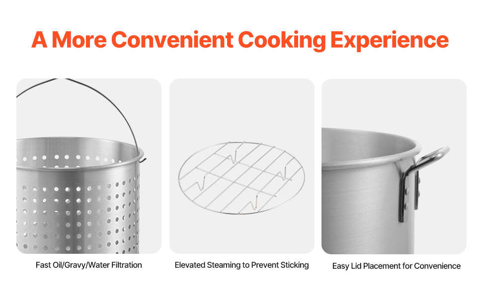 Seafood Boiling Kit with Strainer-100QT / United States