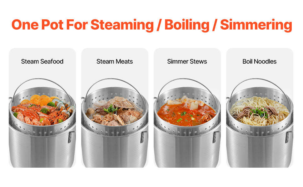 Seafood Boiling Kit with Strainer-100QT / United States