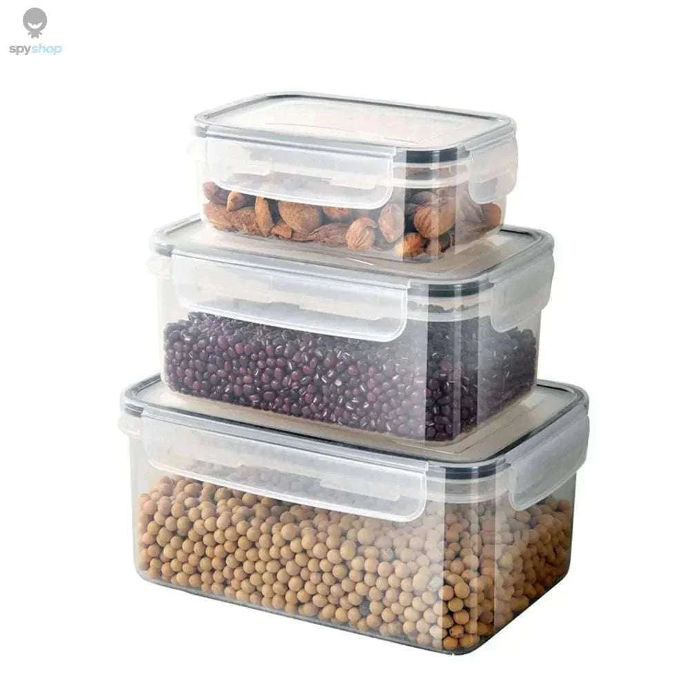 Sealed Rectangular Refrigerator Storage Box, Airtight Food Organizer-1500ml-1pc