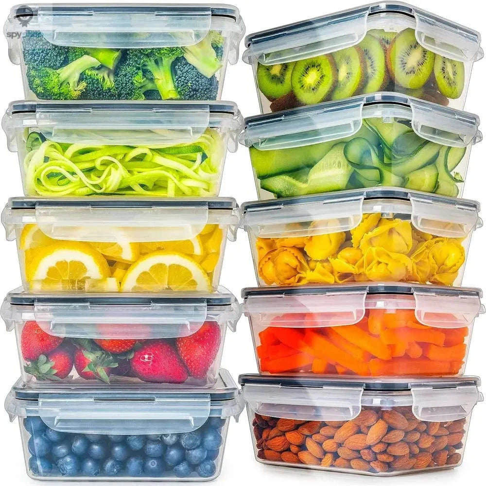 Sealed Rectangular Refrigerator Storage Box – Airtight, Stackable Food Organizer-1500ml-1pc