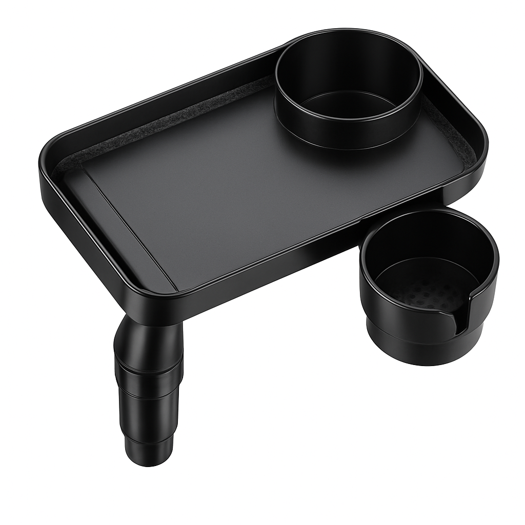 Car Cup Holder Expander with Tray