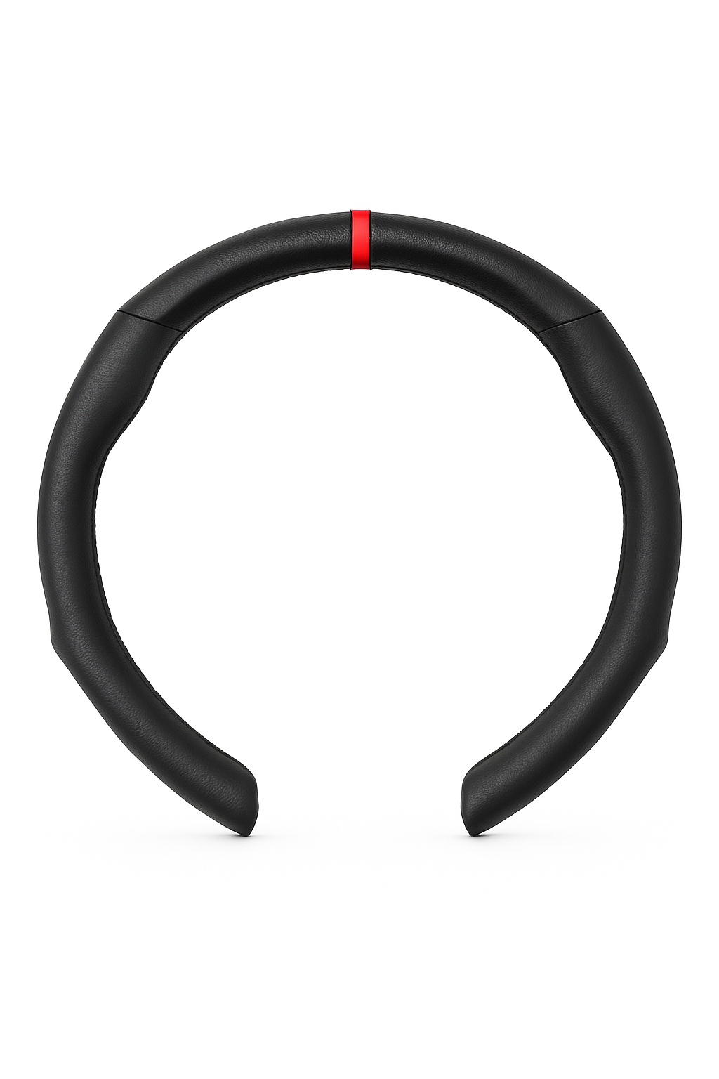 Car Steering Wheel Cover Nappa Leather Snap-On with Centering Marker