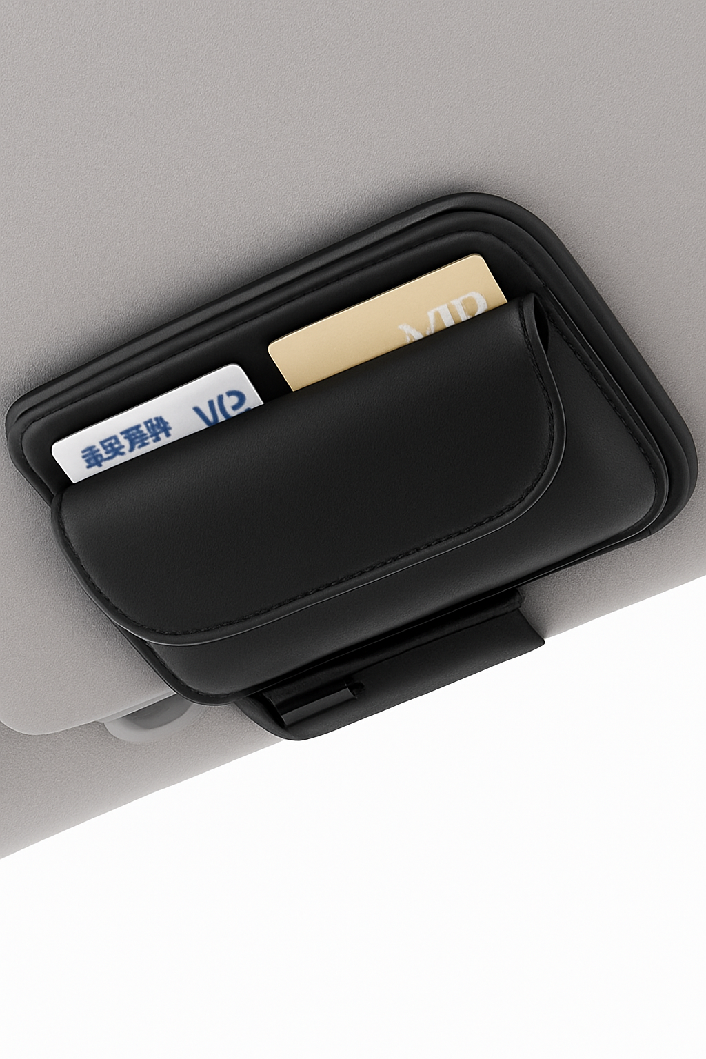 Luxury Sun Visor Glasses Holder Storage Bag