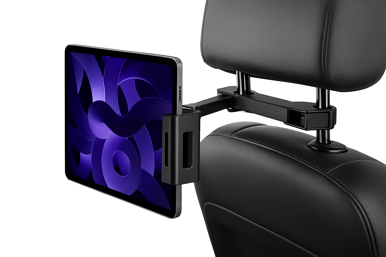 Car Rear Seat Telescopic Tablet Holder for 4-12.9 Inch Devices