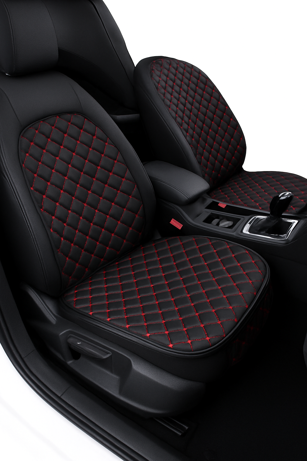 PU Leather Car Seat Cover with Storage Pocket