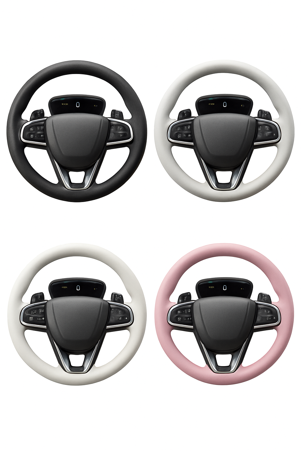 Silica Gel Steering Wheel Cover Universal 33cm-40cm