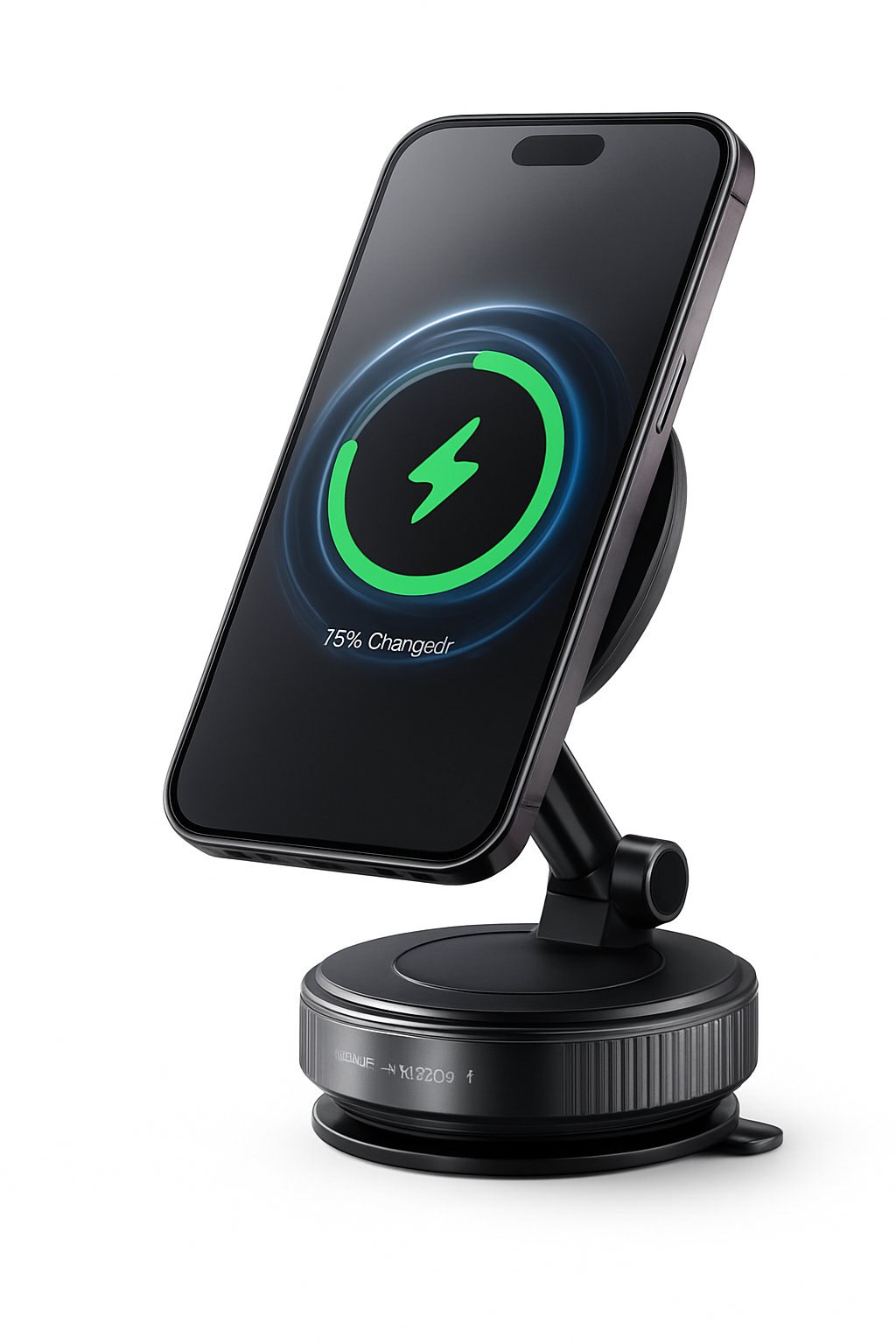 Strong Magnetic Car Phone Holder with Wireless Charging