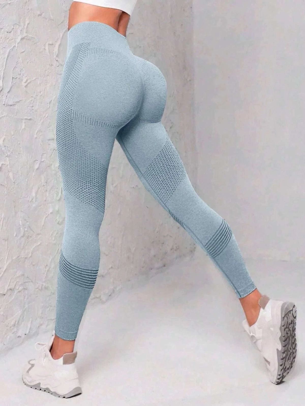 Seamless Sports Leggings for Smooth, Secure Movement-khaki / XL