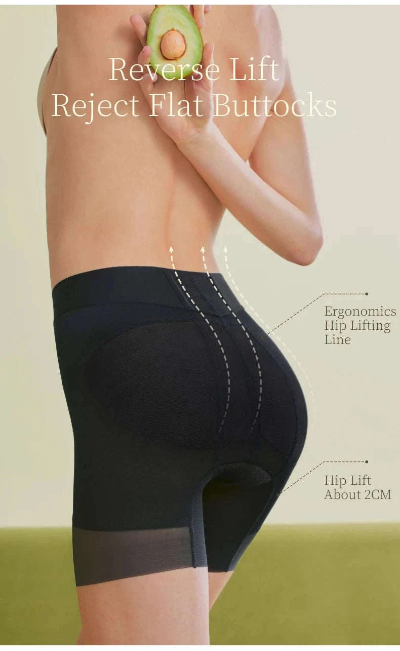 Seamless Tummy Control Shaper Shorts for Women (Thin, Firm Hold)-Summer-Black-N162 / S