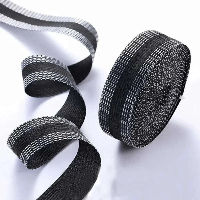 Self-Adhesive Pants Patch for Quick Iron-On Hem Repair-Black 5M
