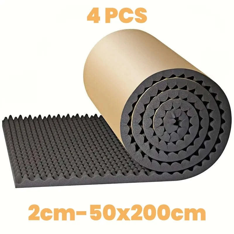 Self Adhesive Soundproofing Insulation Cotton-100x25x2cm