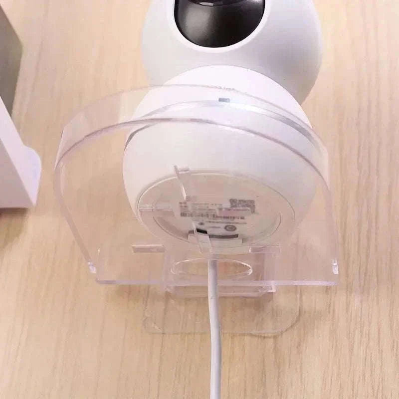 Self-Adhesive Wall Mount Shelf for Security Cameras & Baby Monitors-2X Clear