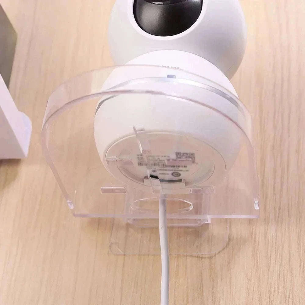 Self-Adhesive Wall Mount Shelf for Security Cameras & Baby Monitors-2X Clear