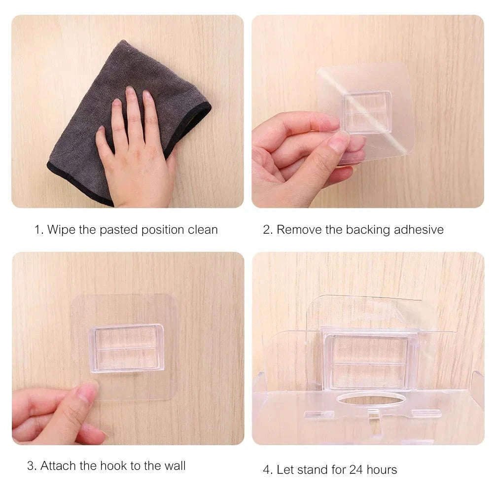 Self-Adhesive Wall Mount Shelf for Security Cameras & Baby Monitors-2X Mixed