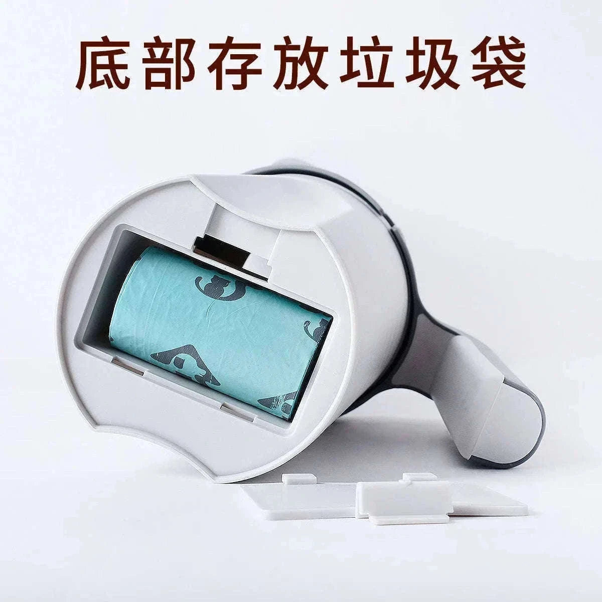 Self-Cleaning Cat Litter Scoop with Built-In Waste Bin-XXXS / a set