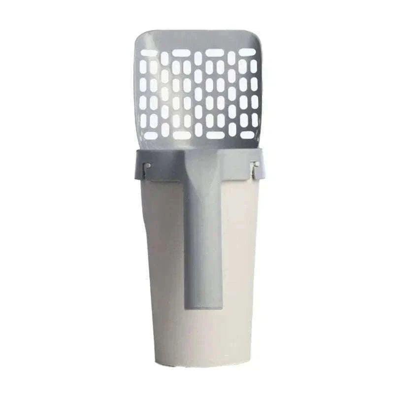 Self-Cleaning Cat Litter Scoop with Built-In Waste Bin-XXXS / a set