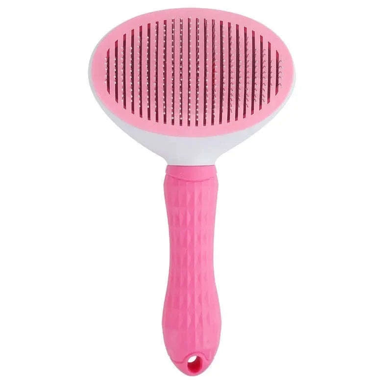 Self-Cleaning Pet Brush & Comb-Blue