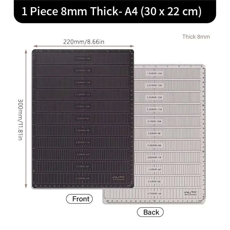 Self Healing Cutting Mat Double-Sided PVC Craft Board A1–A5-8mm Thick A4-1pc / United States