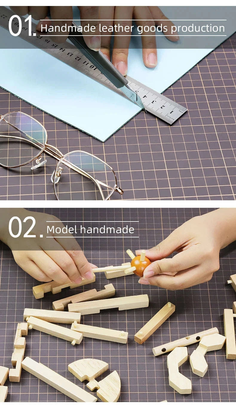 Self Healing Cutting Mat Double-Sided PVC Craft Board A1–A5-8mm Thick A4-1pc / United States
