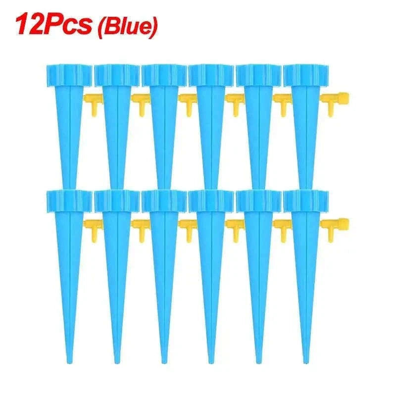 Self Watering Spike for Hands-Free Plant Care-Blue-6Pcs