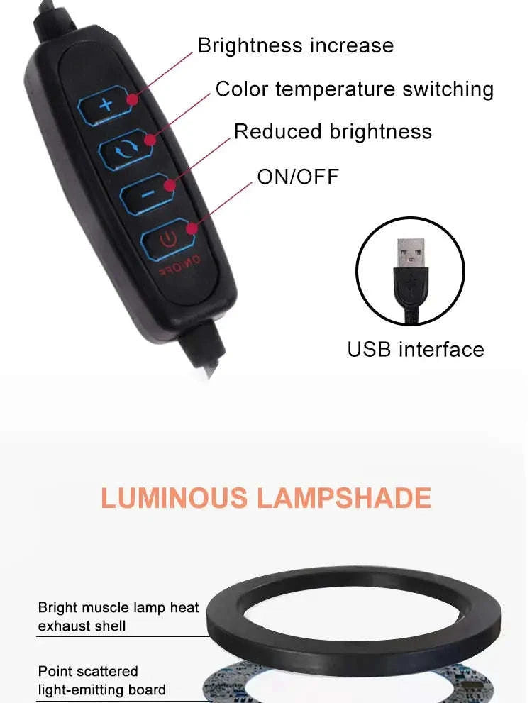 Selfie LED Ring Light Studio Kit-33CM LED 160tripod