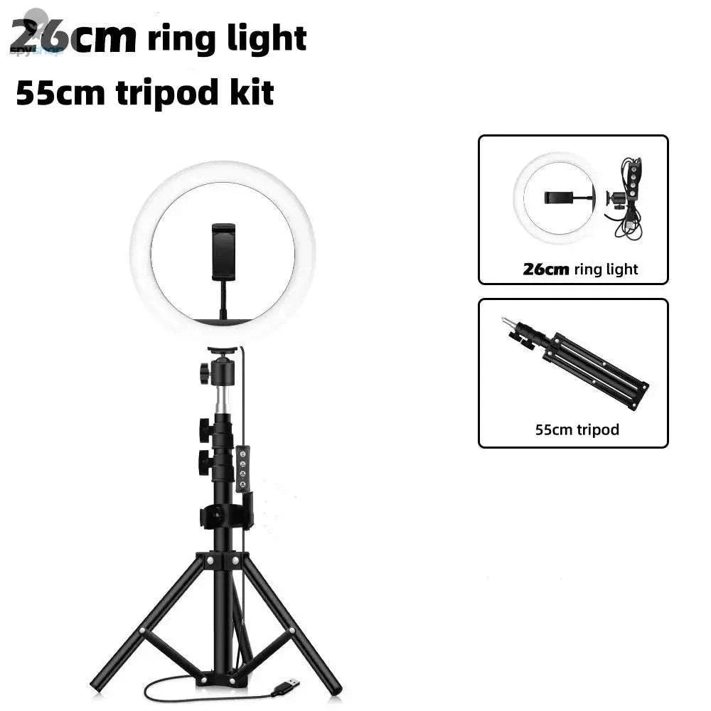 Selfie LED Ring Light Studio Kit-33CM LED 160tripod