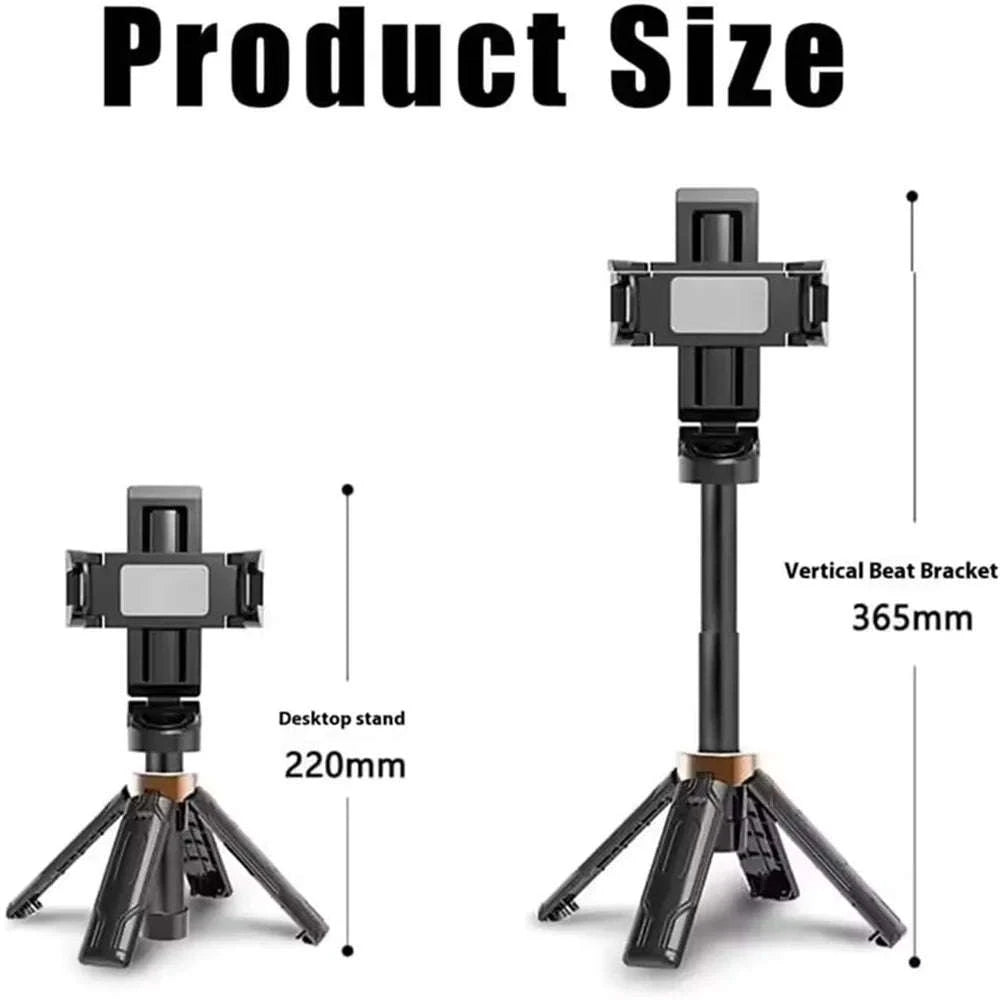 Selfie Stick Tripod with Bluetooth Remote for Smartphones-black / United States