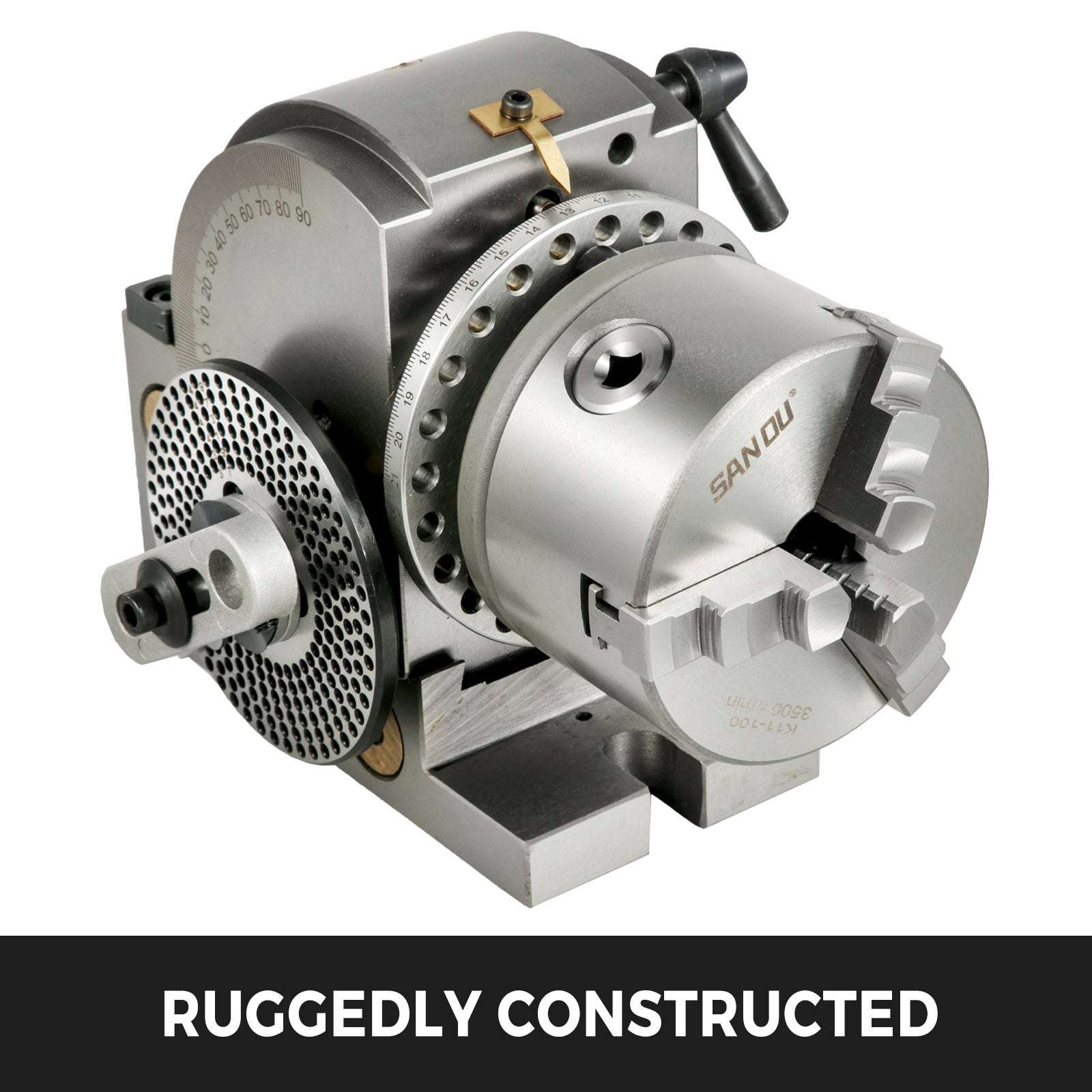 Semi-Universal Dividing Head 4"/5" 3-Jaw Chuck Milling Indexer Set-With 4In 3-Jaw Chuck / spain