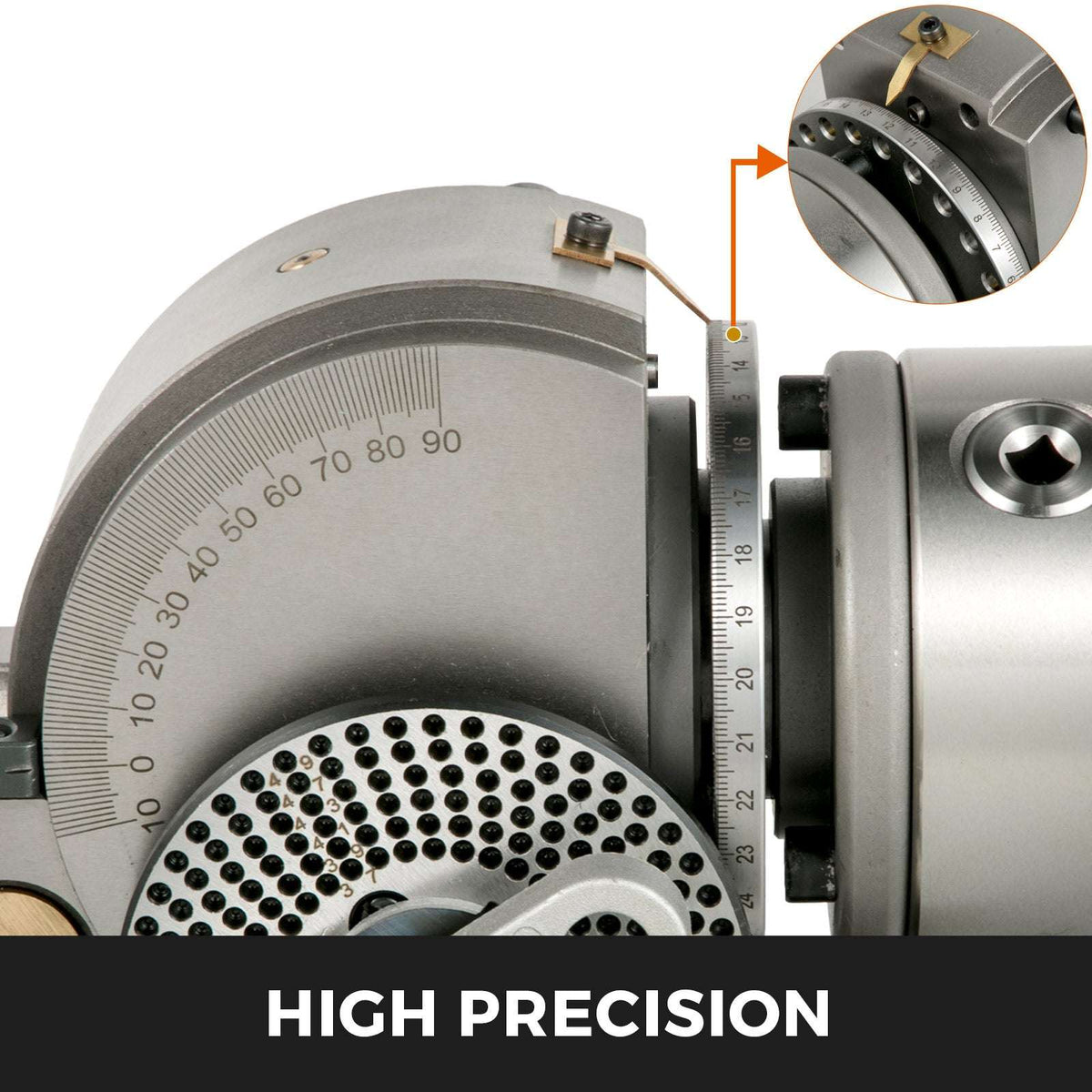 Semi-Universal Dividing Head 4"/5" 3-Jaw Chuck Milling Indexer Set-With 4In 3-Jaw Chuck / spain