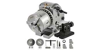 Semi-Universal Dividing Head 4"/5" 3-Jaw Chuck Milling Indexer Set-With 4In 3-Jaw Chuck / spain
